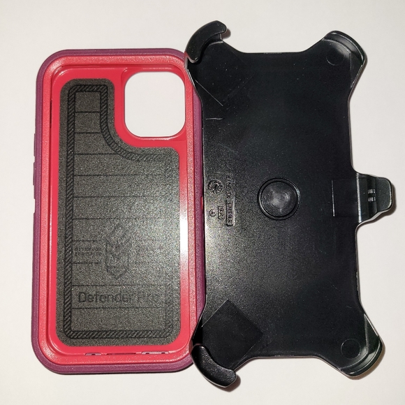 OtterBox Defender Pro Series Rugged Case for iPhone 12 mini - Berry Potion NEW - Picture 3 of 8